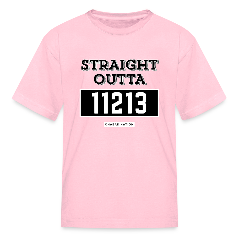 Straight Outta 11213 Kids' T-Shirt - pink