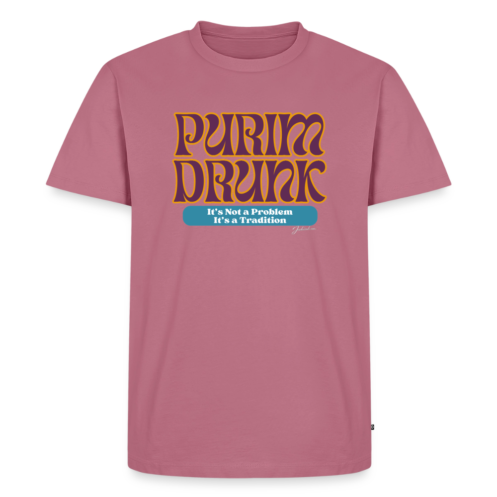 Purim Drunk Men's Premium T-Shirt - mauve