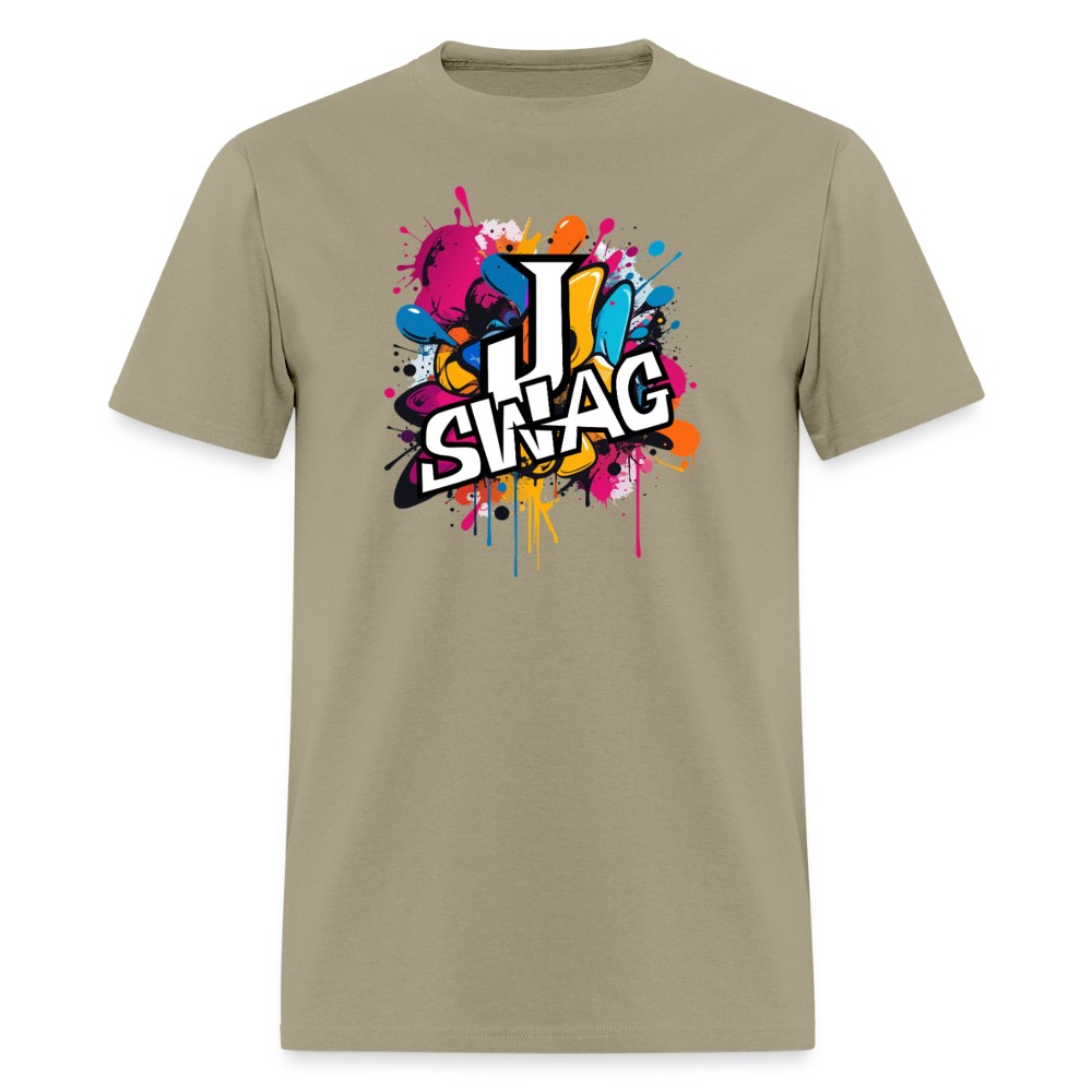Jswag Logo  Men's T-Shirt | GILDAN 5000 - khaki