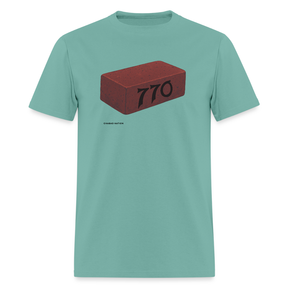 770 Solid Brick Men's T-Shirt | GILDAN 5000 - aquatic