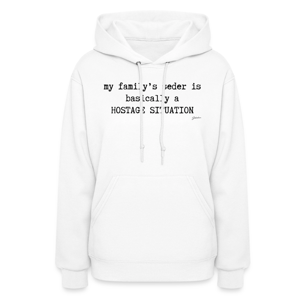 Seder Hostage Women's Hoodie - white
