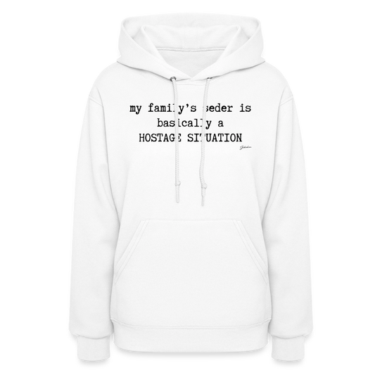 Seder Hostage Women's Hoodie - white