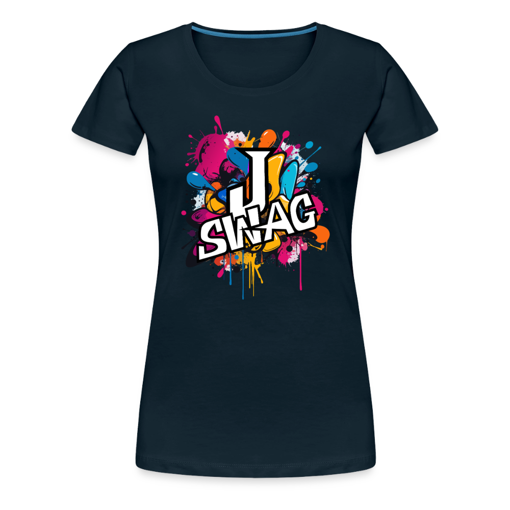 Jswag Logo  Women’s Premium T-Shirt - deep navy