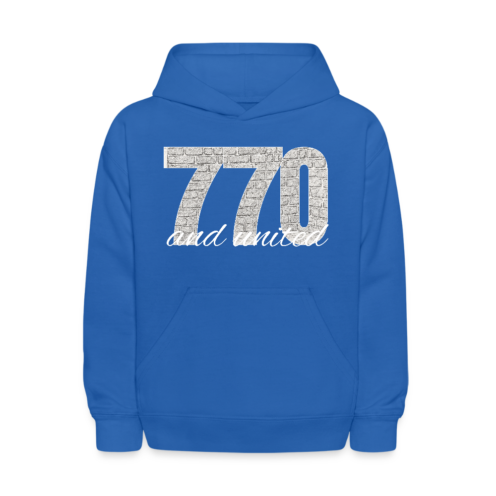 770 And United Light Kids' Hoodie - royal blue