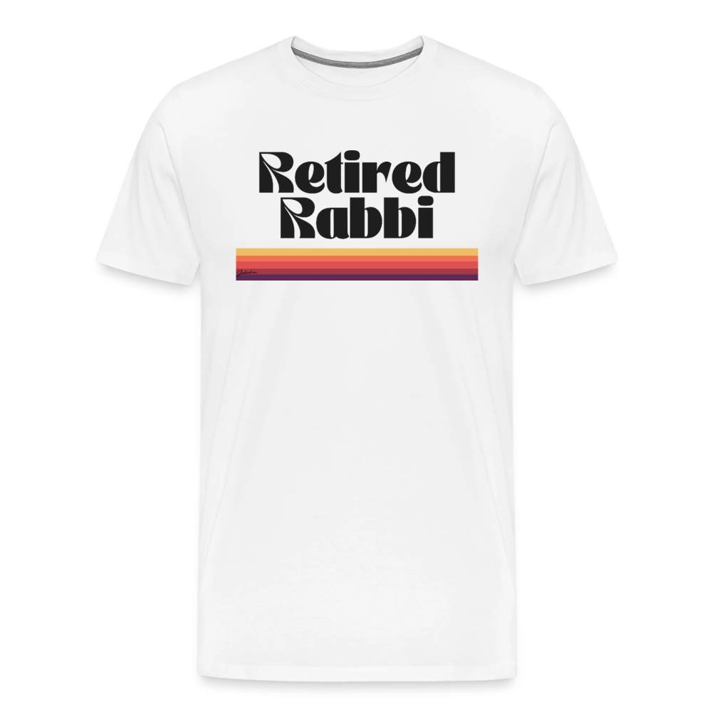 Retired Rabbi Men's Premium T-Shirt - white