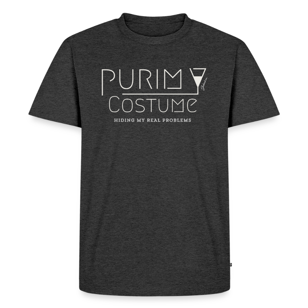 Purim Costume Men's Premium T-Shirt - heather anthracite