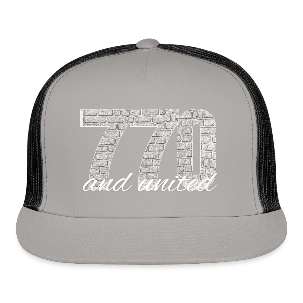 770 And United Light Trucker Hat - gray/black