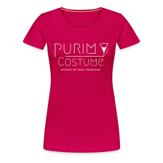 Purim Costume Women’s Premium T-Shirt - dark pink