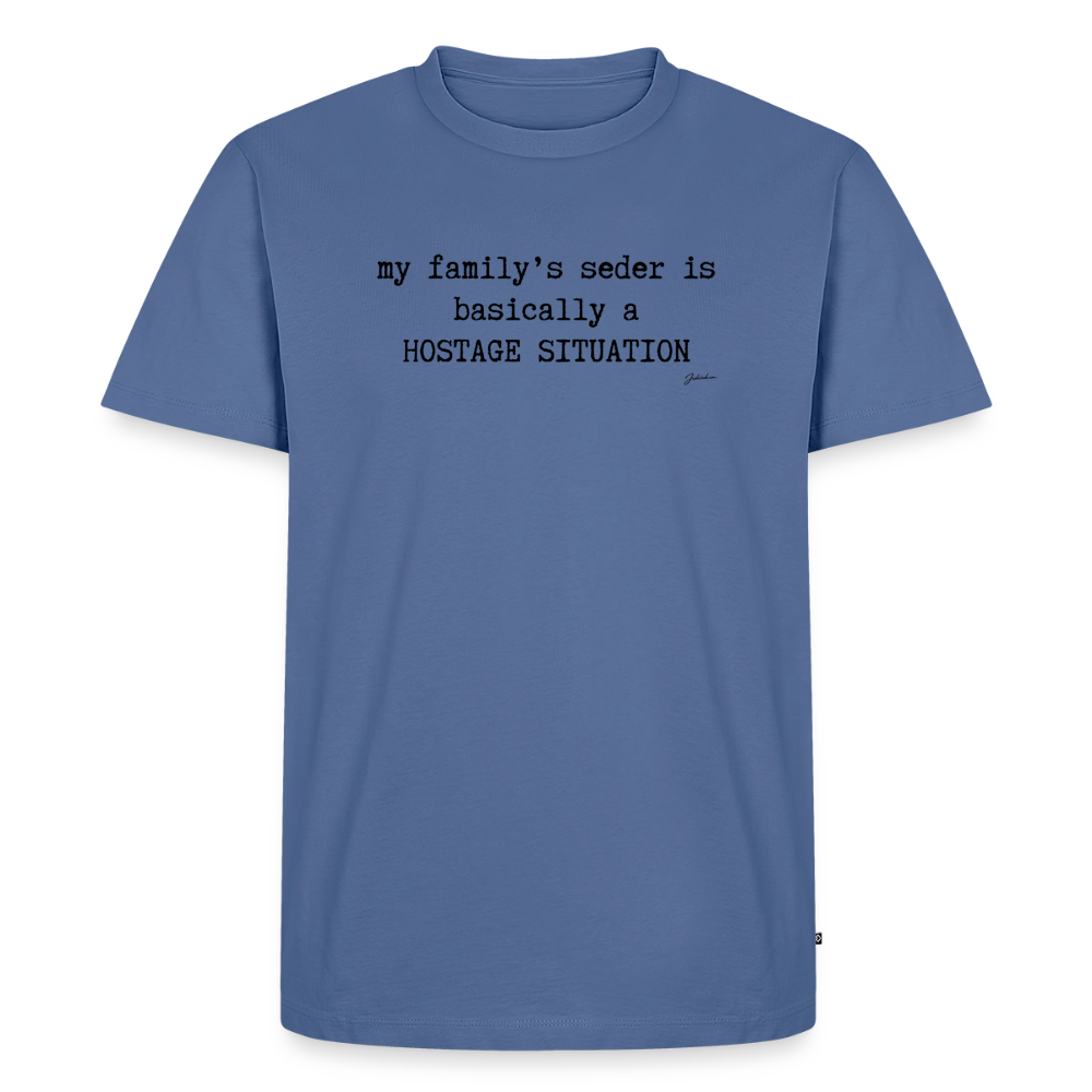 Seder Hostage Men's Premium T-Shirt - stone blue 