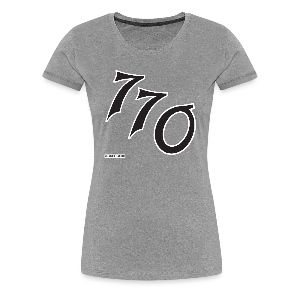 770 Women’s Premium T-Shirt - heather gray