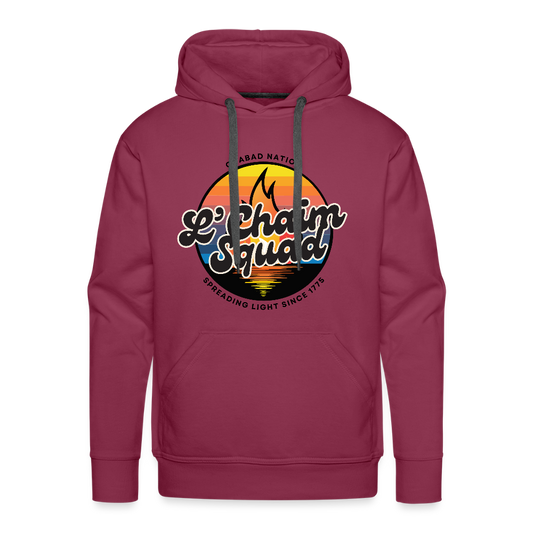 L’Chaim Squad – Spreading Light Men’s Premium Hoodie - burgundy