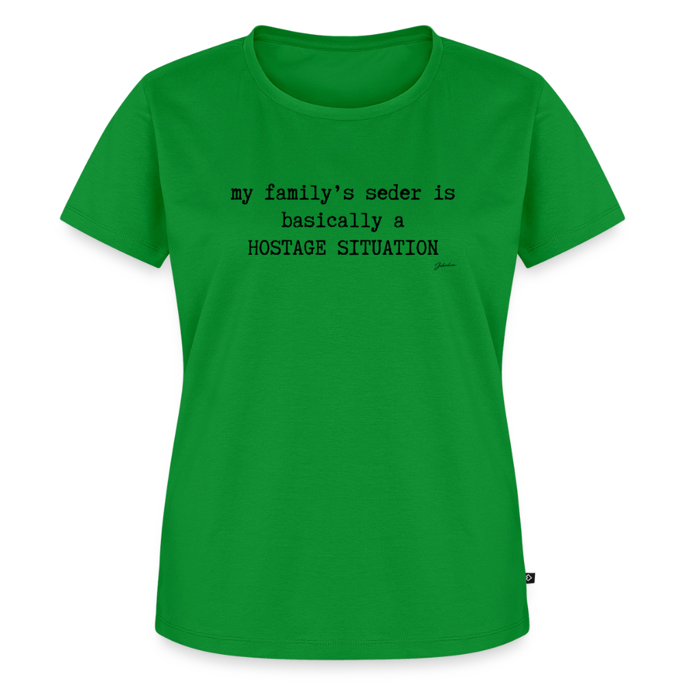 Seder Hostage Women’s Premium T-Shirt - green