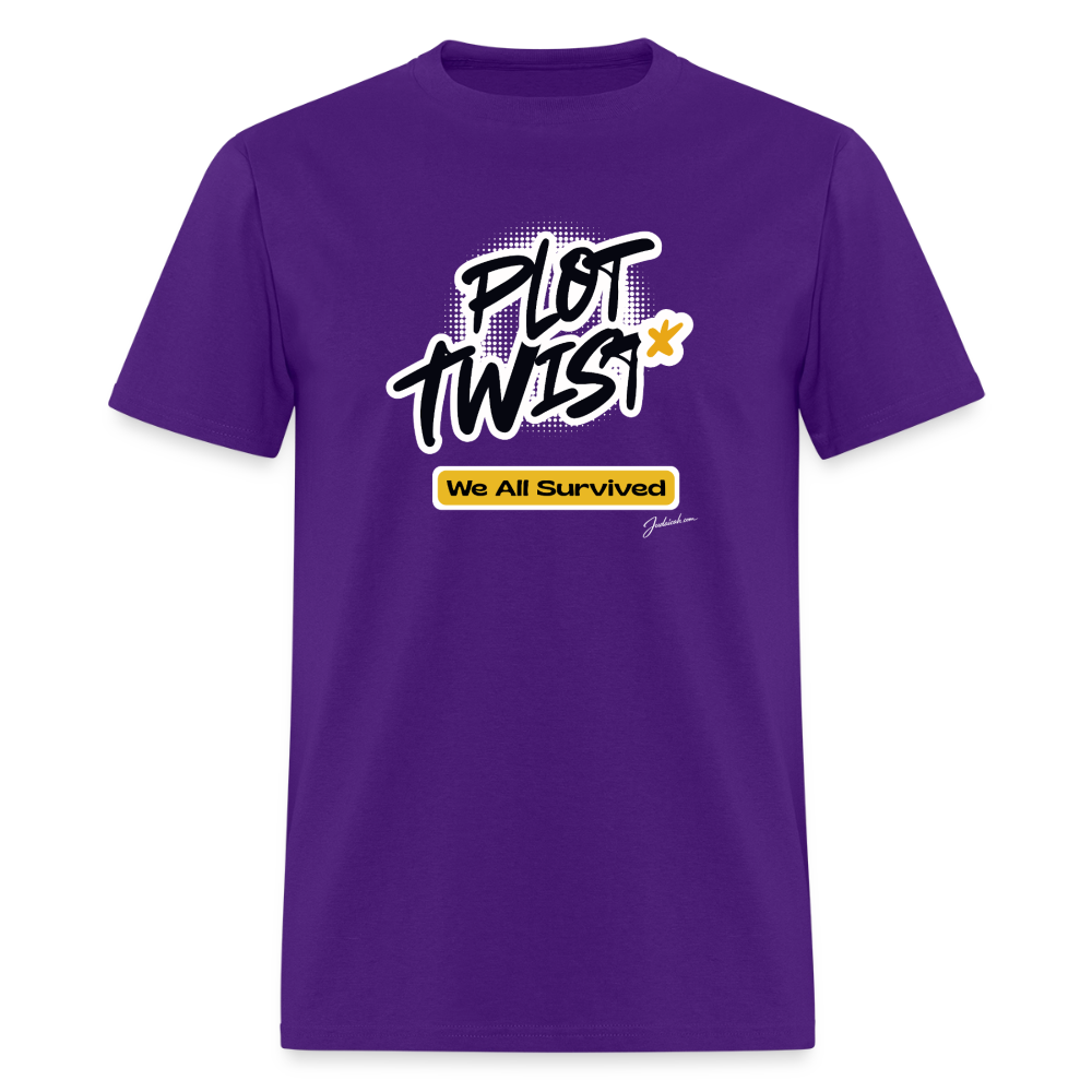 Plot Twist Men's T-Shirt | GILDAN 5000 - purple