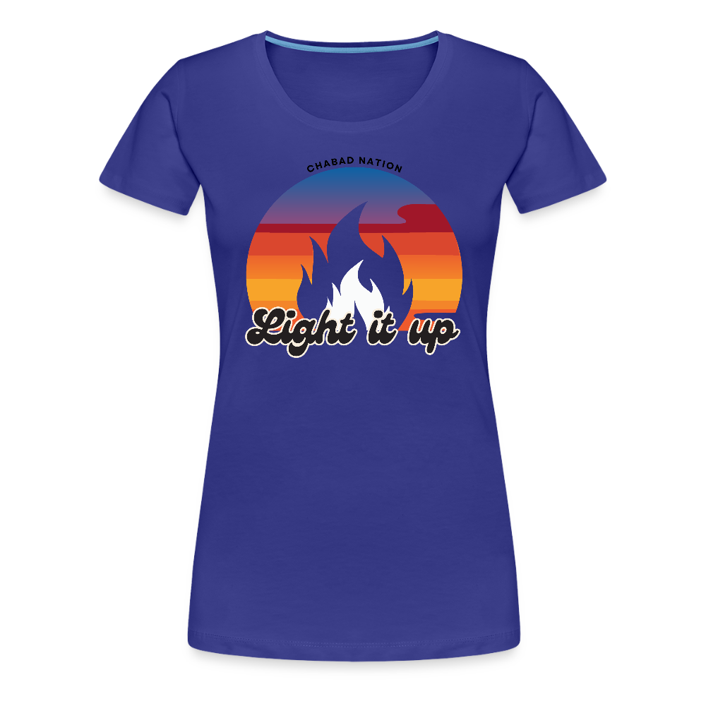 Light It Up Women’s Premium T-Shirt - royal blue