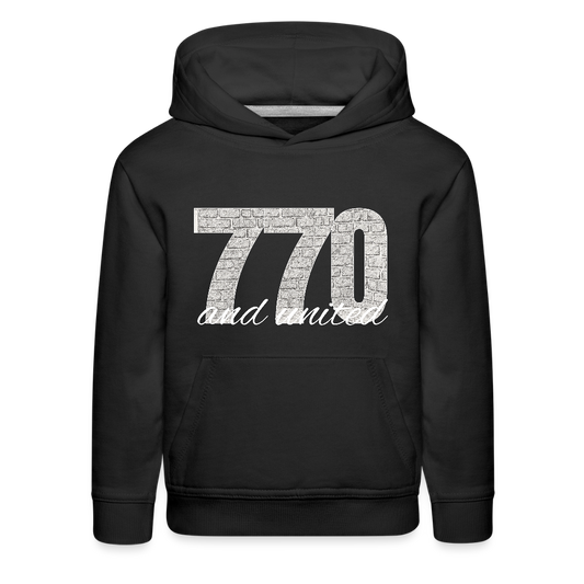 770 And United Light Kids‘ Premium Hoodie - black