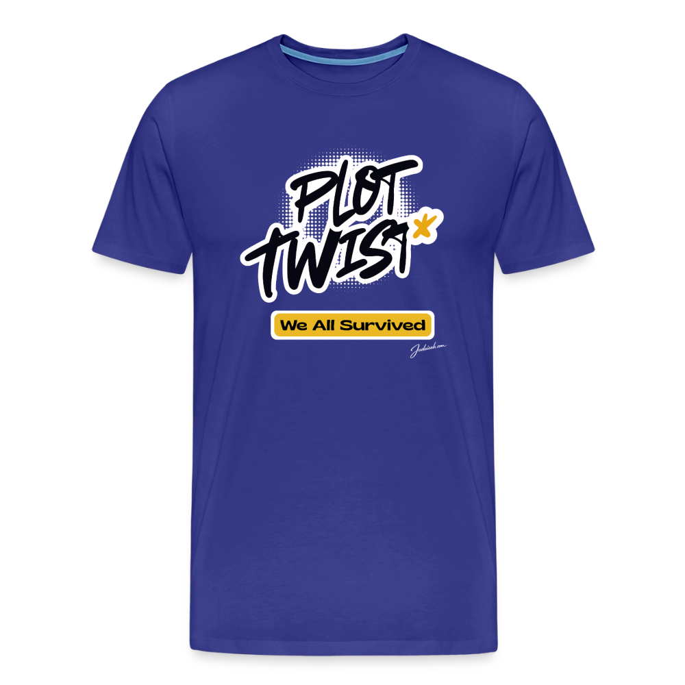 Plot Twist Men's Premium T-Shirt - royal blue