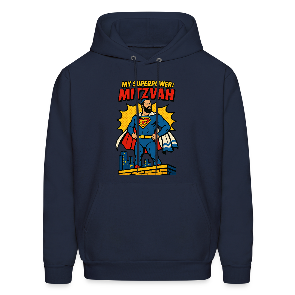My Superpower: Mitzvah Men's Hoodie - navy