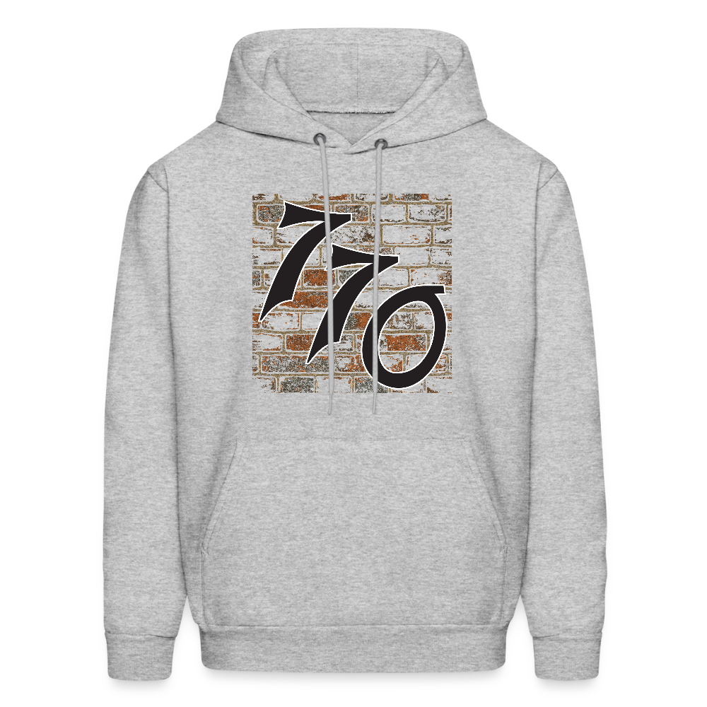 770 Brick Wall Men's Hoodie - heather gray