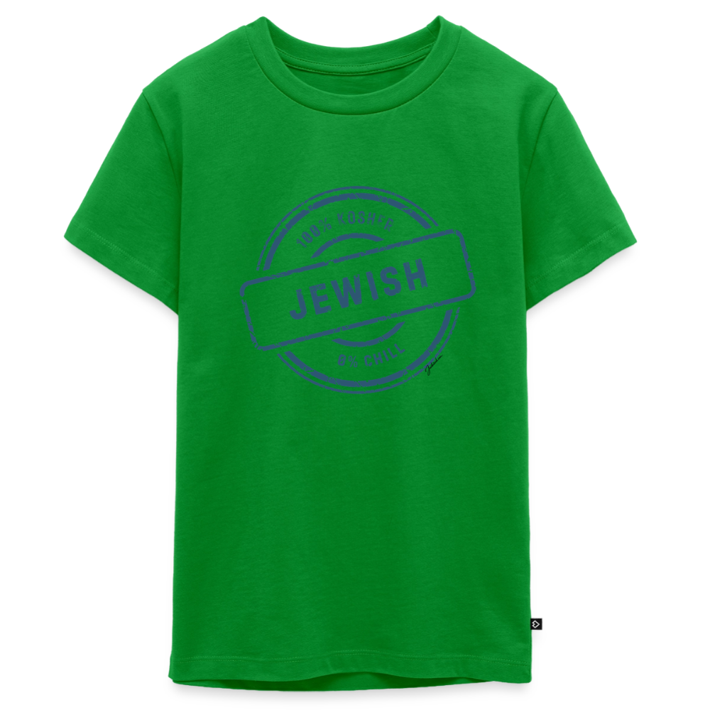 100% Jewish Kids' Premium T-Shirt - green