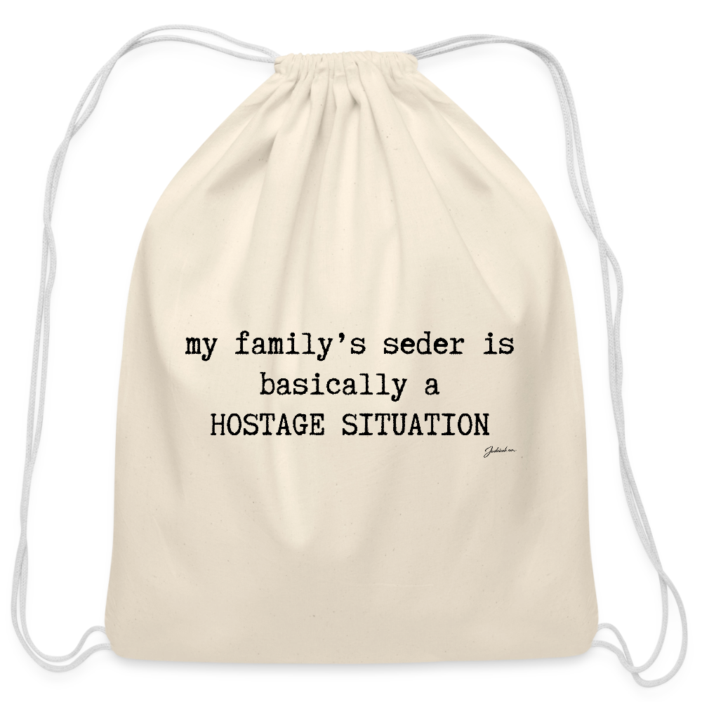 True Freedom 5786 Cotton Drawstring Bag - natural