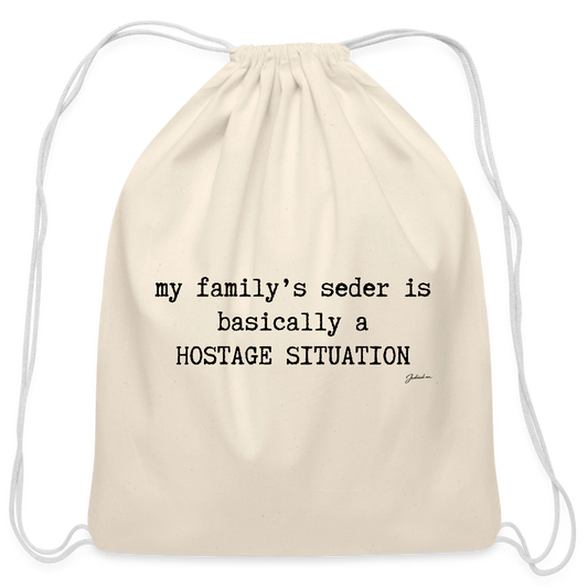 True Freedom 5786 Cotton Drawstring Bag - natural