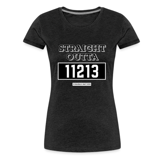 Straight Outta 11213 Women’s Premium T-Shirt - charcoal grey