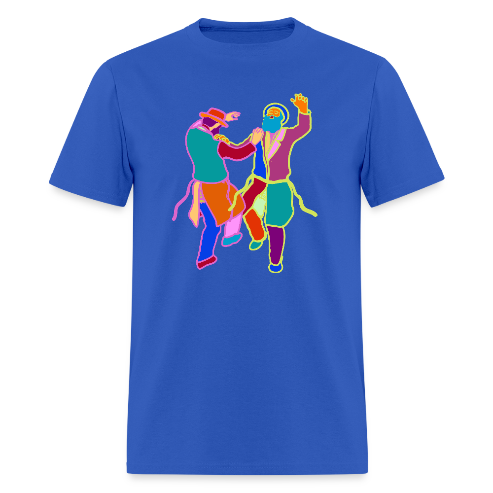 Colorful Dancing Rabbis Men's T-Shirt | GILDAN 5000 - royal blue