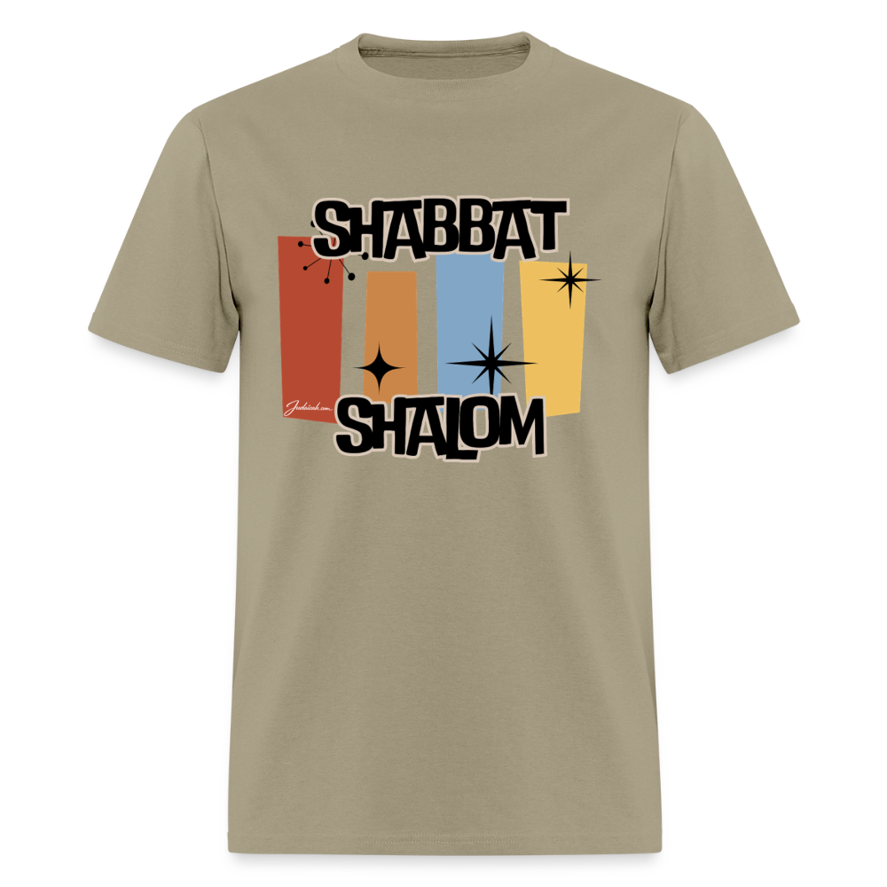 Retro Shabbat Men's T-Shirt | GILDAN 5000 - khaki