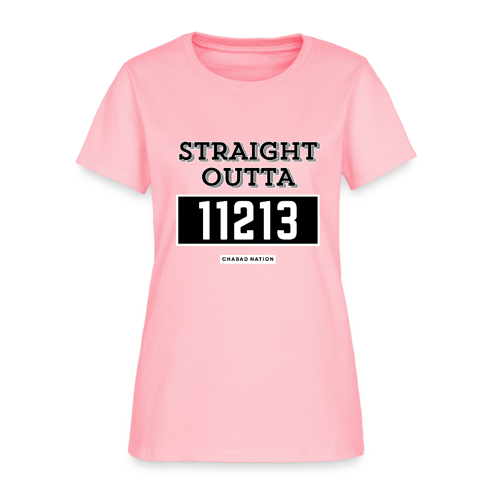 Straight Outta 11213 Women's T-Shirt - pink