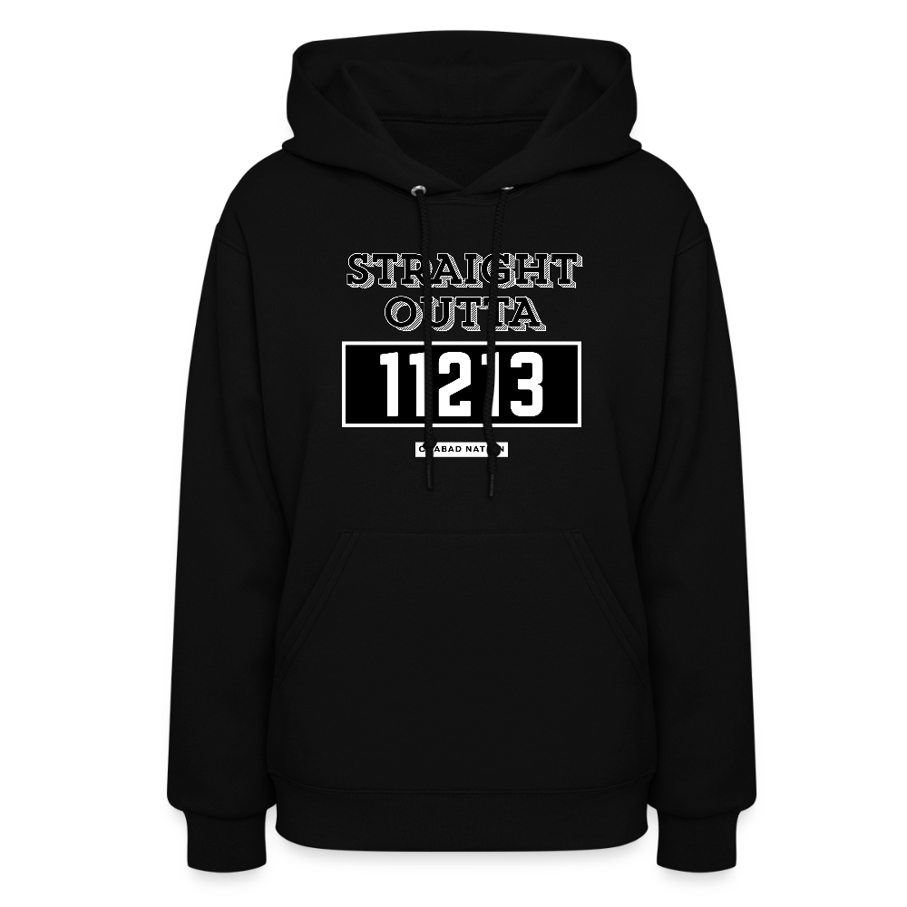 Straight Outta 11213 Women's Hoodie - black