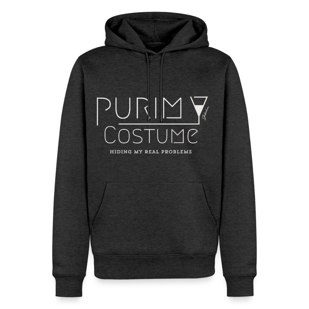 Purim Costume Men’s Premium Hoodie - heather anthracite