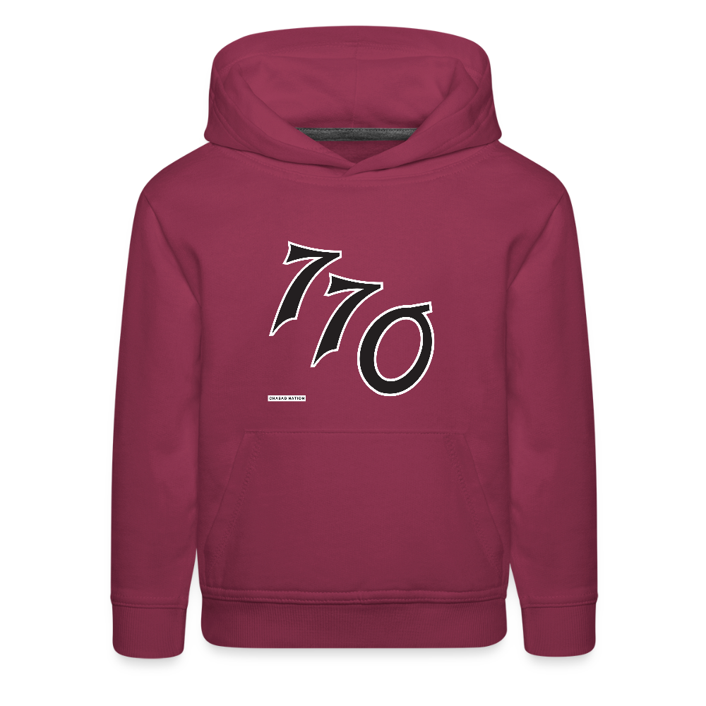 770 Kids‘ Premium Hoodie - burgundy