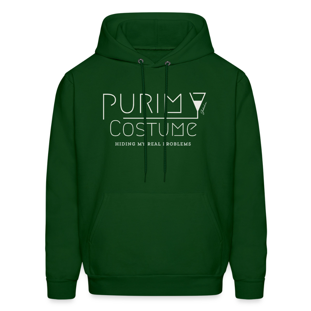 Purim Costume Men's Hoodie - forest green