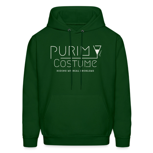 Purim Costume Men's Hoodie - forest green