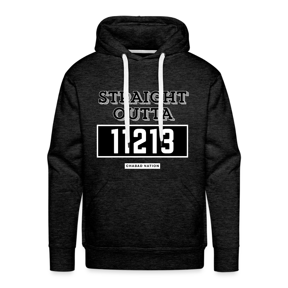 Straight Outta 11213 Men’s Premium Hoodie - charcoal grey
