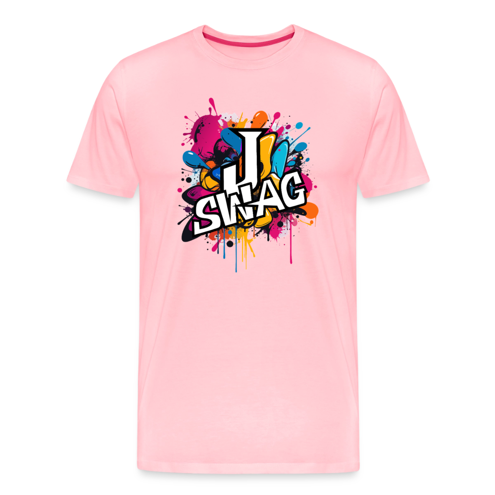Jswag Logo Men's Premium T-Shirt - pink