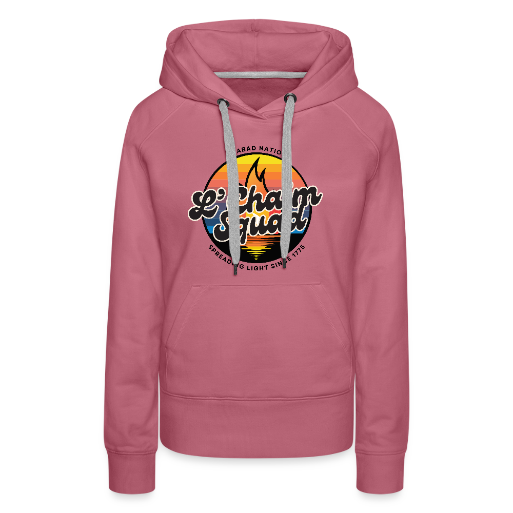 L’Chaim Squad – Spreading Light Women’s Premium Hoodie - mauve