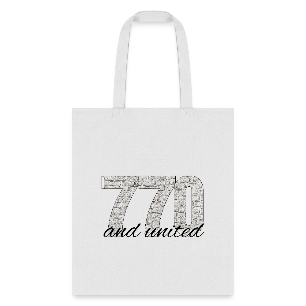 770 And United Tote Bag - white