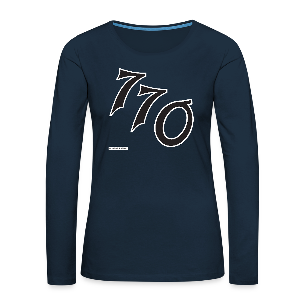 770 Women's Premium Long Sleeve T-Shirt - deep navy