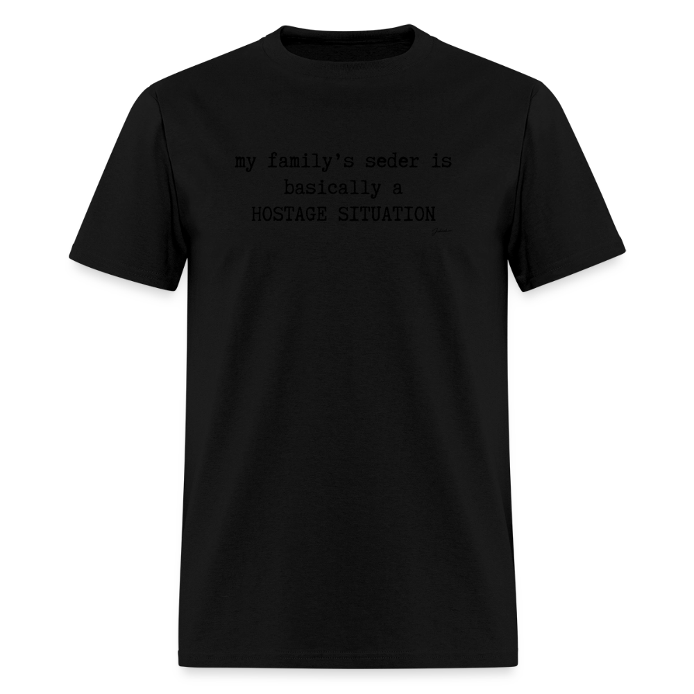 Seder Hostage Men's T-Shirt | GILDAN 5000 - black