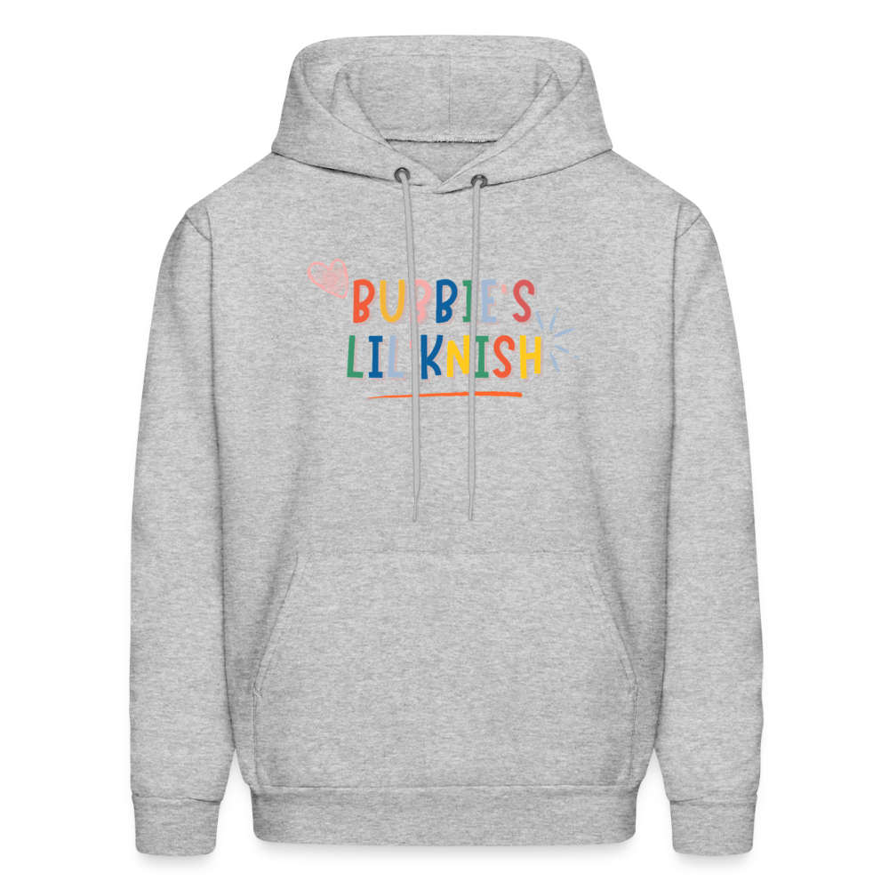 Bubbie's Lil' Knish Men's Hoodie - heather gray