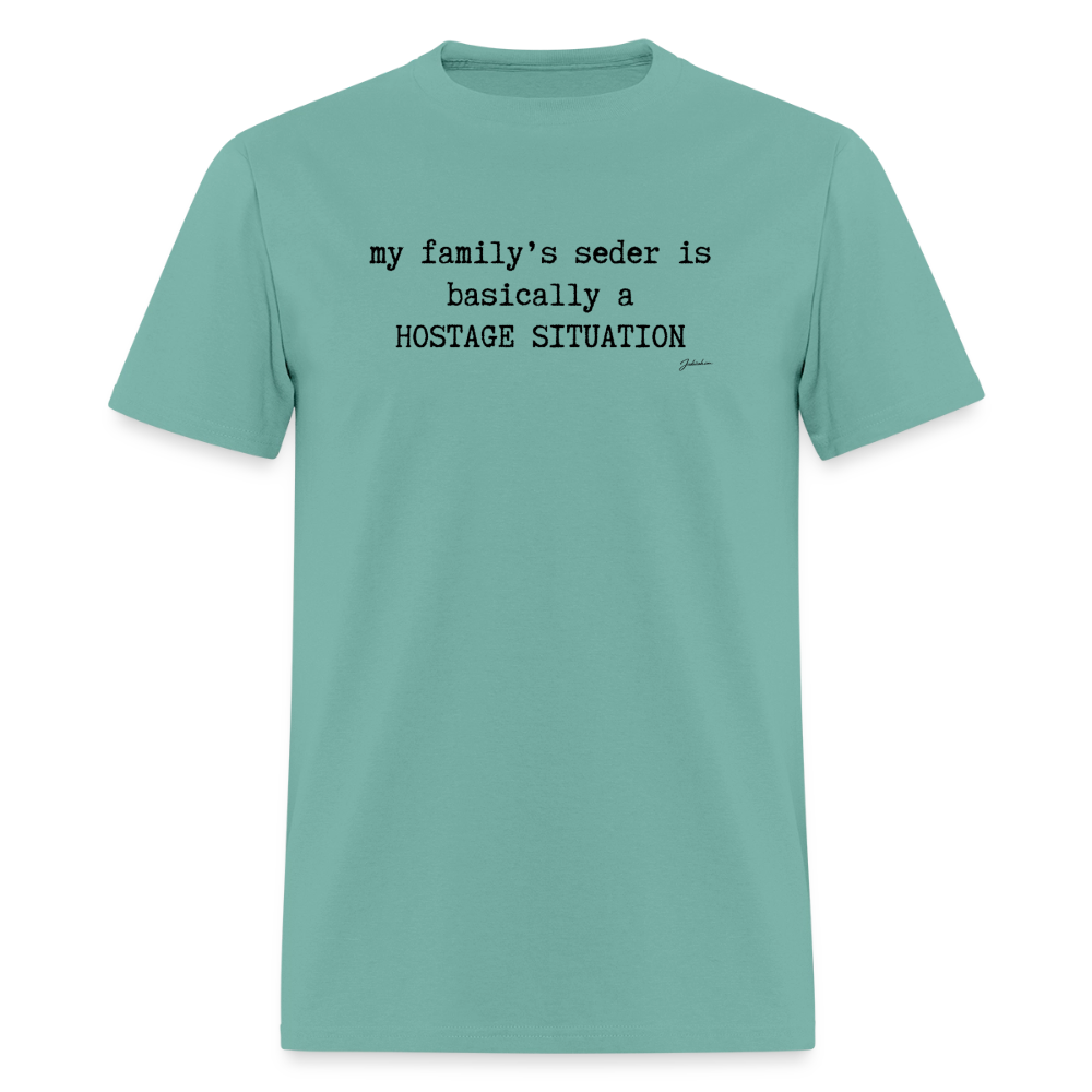 Seder Hostage Men's T-Shirt | GILDAN 5000 - aquatic