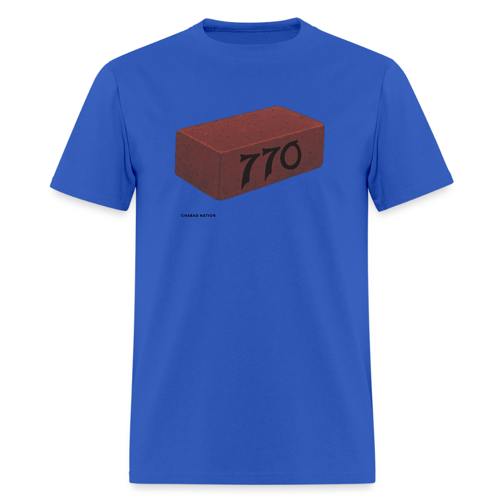 770 Solid Brick Men's T-Shirt | GILDAN 5000 - royal blue