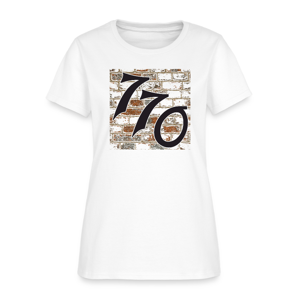 770 Brick Wall Women's T-Shirt - white