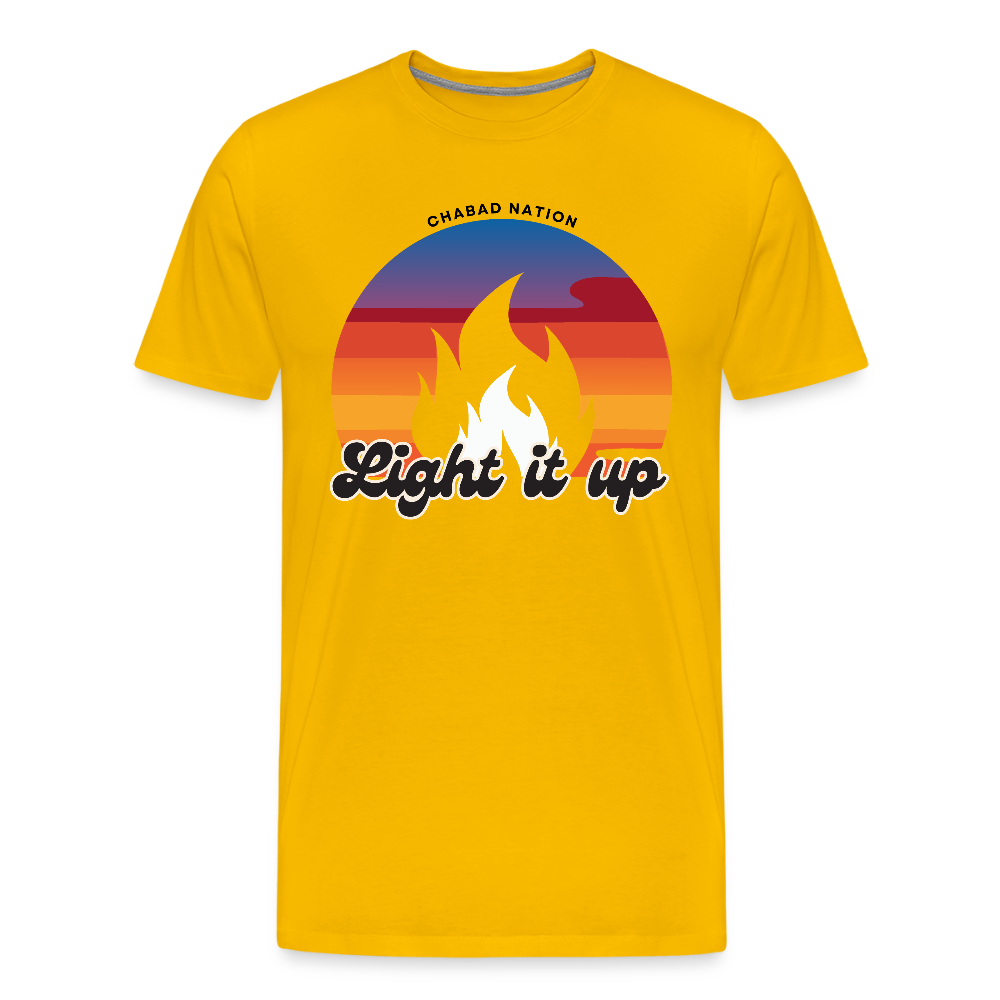 Light It Up Men's Premium T-Shirt - sun yellow