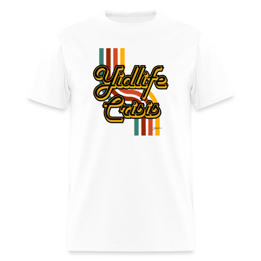 Yidlife Crisis Men's T-Shirt | GILDAN 5000 - white