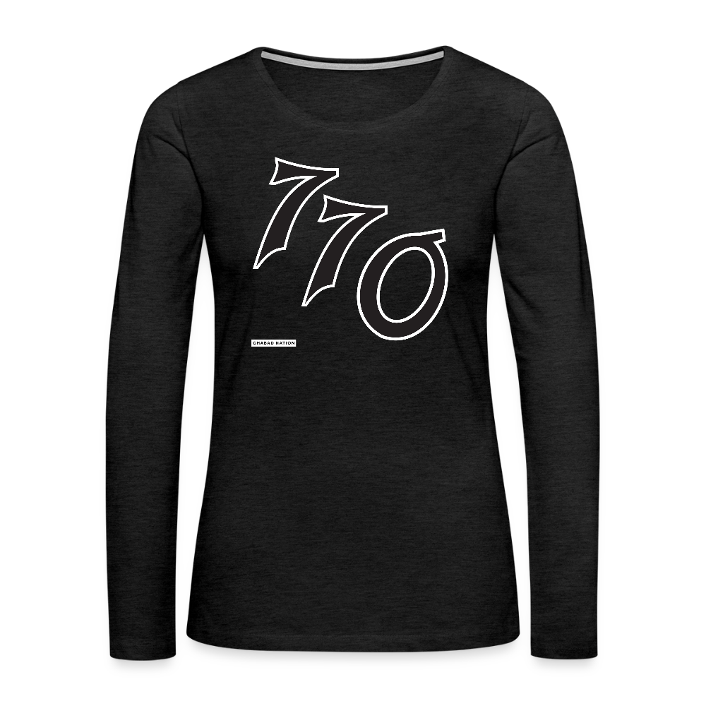 770 Women's Premium Long Sleeve T-Shirt - charcoal grey