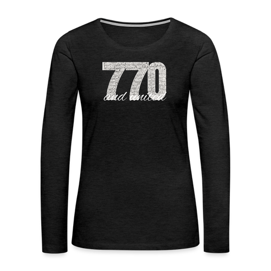 770 And United Light Women's Premium Long Sleeve T-Shirt - charcoal grey