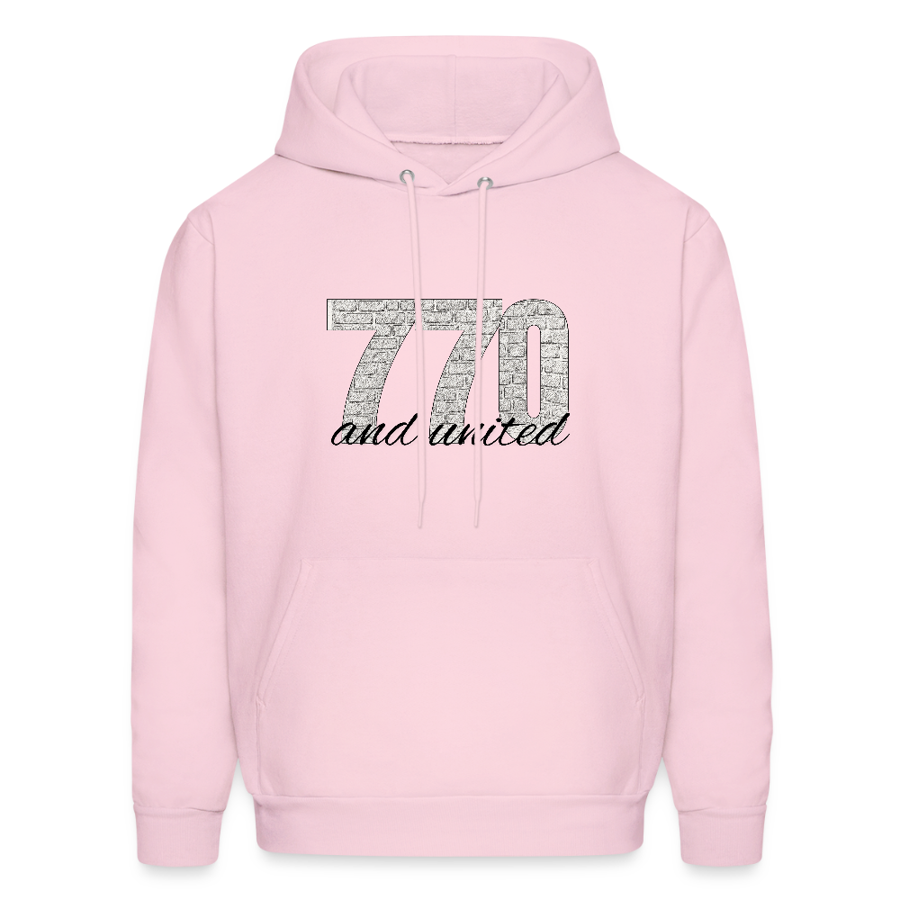 770 And United Men's Hoodie - pale pink