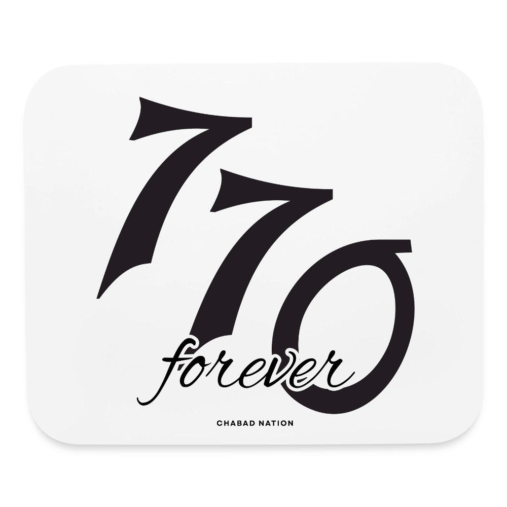 770 Forever Mouse pad Horizontal - white